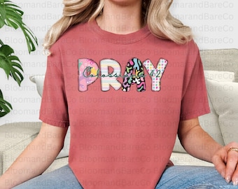 Pray Colossians 4:2 Png| Bible Verses Retro Donut Png| Pray Christian Png| Retro Checkered Faith Png| Faith Based 80s Retro Sublimation Png