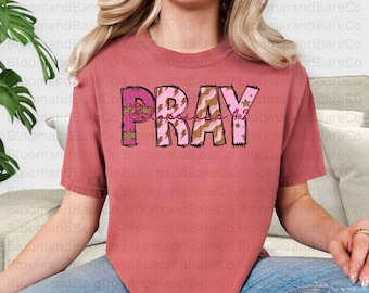 Pray Colossians 4:2 Png| Bible Verses Retro Leopard Png| Pray Christian Png| Retro Lightning Bolt Faith Png| Faith Based Leopard Sublimation