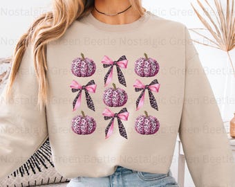 Pink Coquette Leopard Bow Png| Pink Leopard Pumpkin Png| Girly Halloween Png| Coquette Halloween Png Digital File| Soft Girl Png| Fall Bow