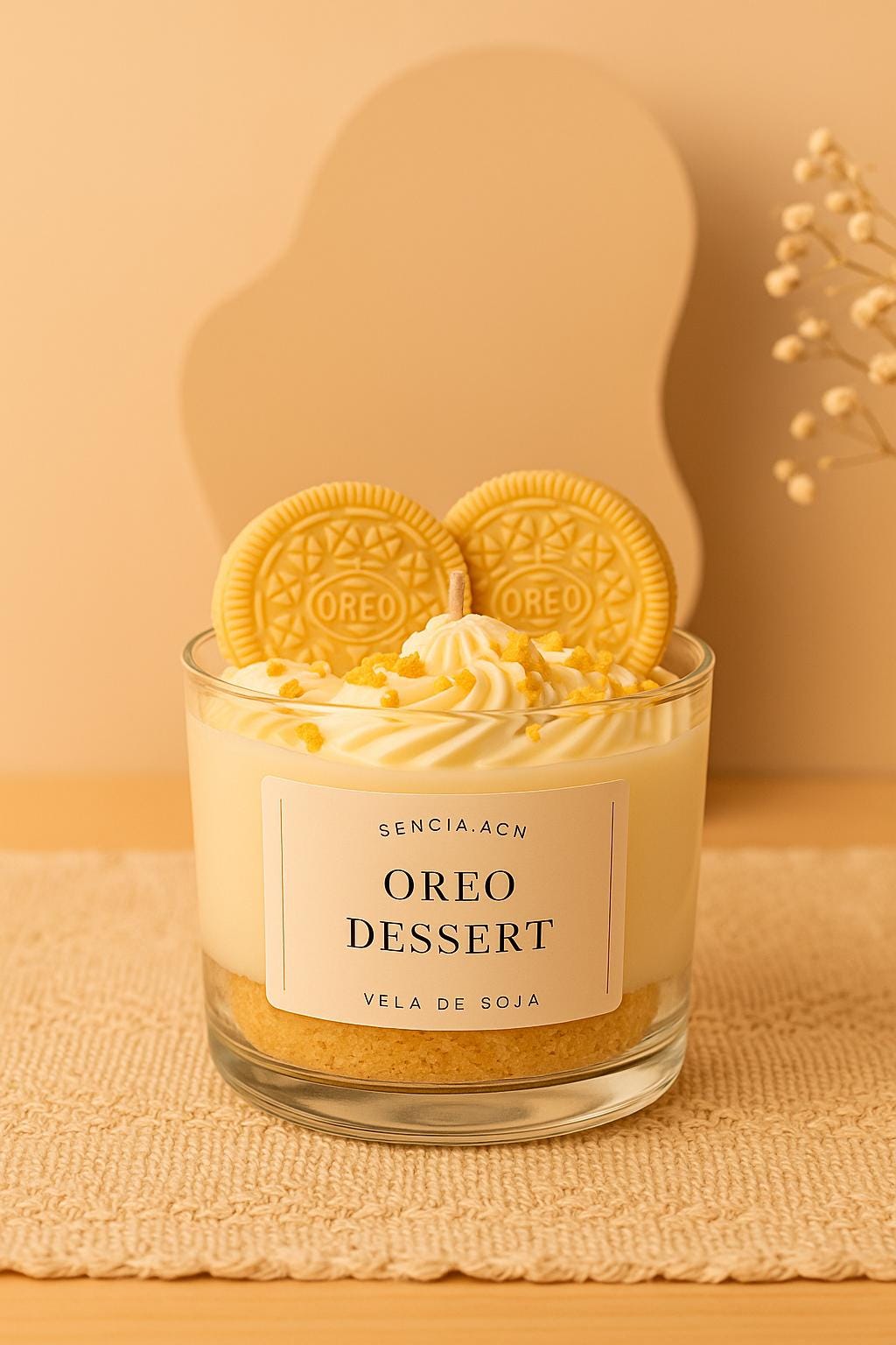 Vela aromática OREO GOLDEN