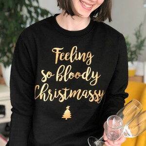 Kat Lady kerst jumper Kerst jumper Merry Catmas Kat | Etsy Buy Broken Standard Wrapping Paper Christmas Jumper from
