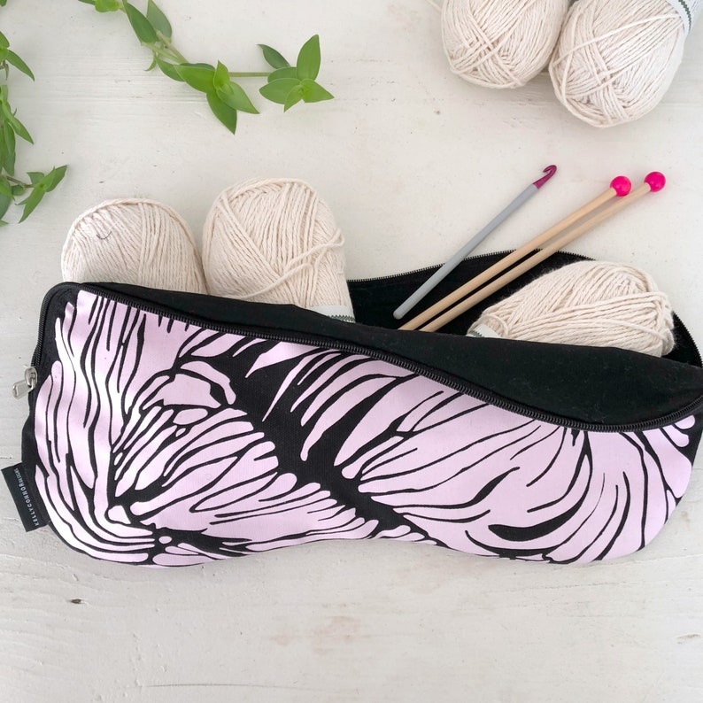 Knitting Gift Knitting Project Bag Knitting Needle Bag Etsy UK