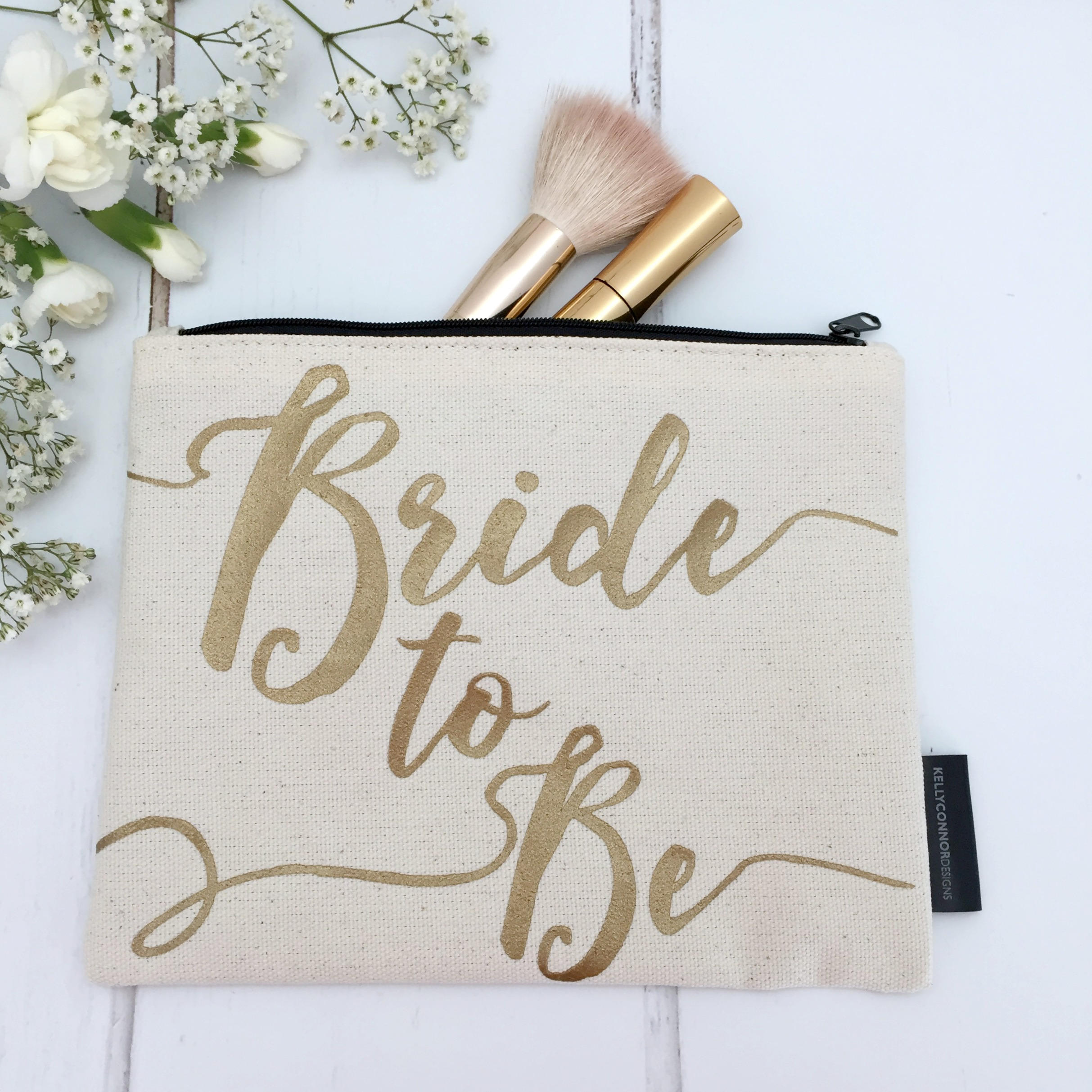 Wedding Bag Bride to Be Makeup Bag Bride Cosmetic Bag Etsy UK