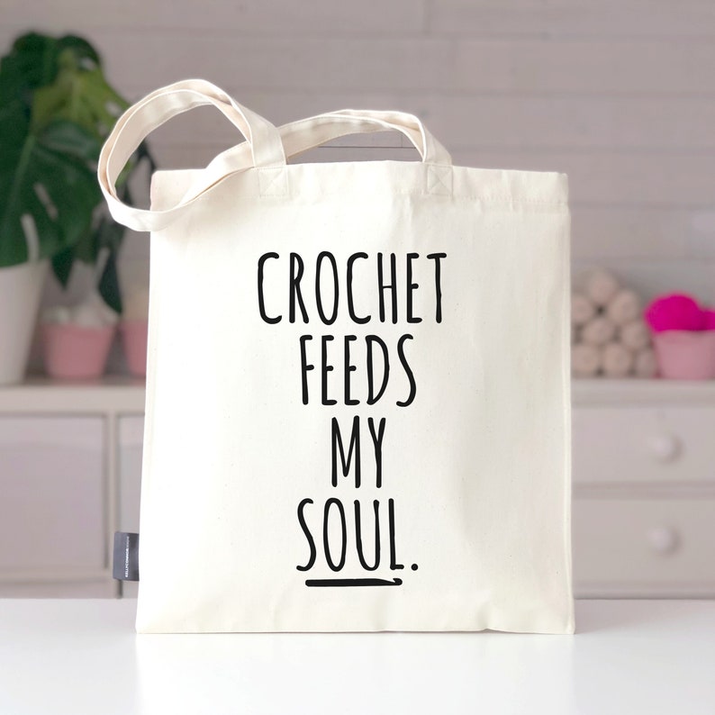 crochet project bag