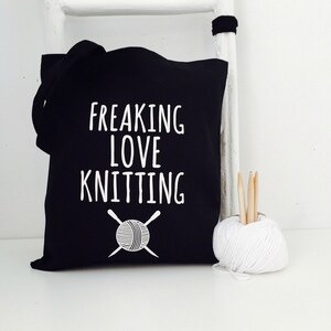 Gifts For Knitters | Funny Knitting Gift | Knitting Project Bag | Funny Knitting Bag