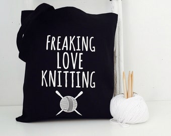 Gifts For Knitters | Funny Knitting Gift | Knitting Project Bag | Funny Knitting Bag