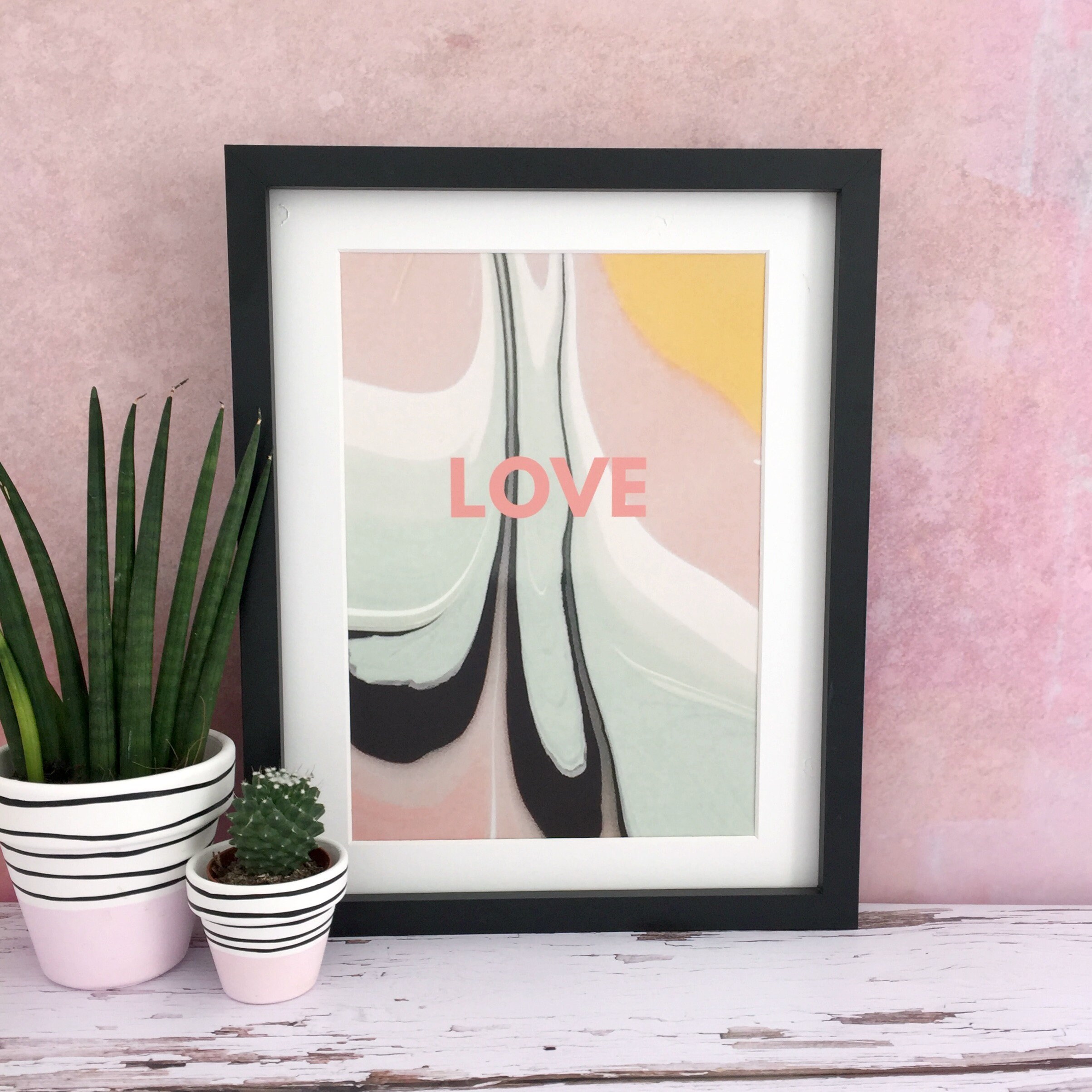 Inspirational Wall Art Decor Love Wall Art Love Print Etsy UK