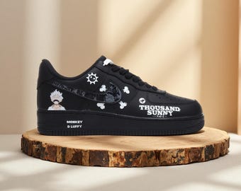 Handmade Zahnrad 5 Nike Air Kraft 1: One Piece Anime Custom Sneakers