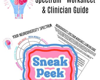 Werkblad neurodiversiteitsspectrum en gids voor clinici