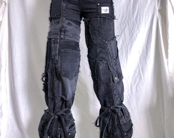 90s W.&L.T. Snake-Jeans スネークジーンズ AMIRI アミリ スネーク 刺繍 スキニー デニム sneak jeans denim