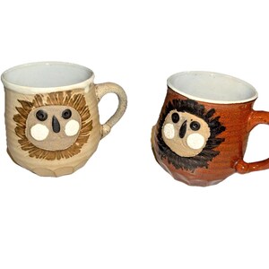 Lot De 4 Tasses à Oiseaux Takahashi San Francisco - Vintage 3D - Japon - Boîte D'origine