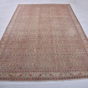 Oushak Rug,8x12 Area Rug,Wool Rug,8x12 Vintage Rug,Large Turkish Rug,Oversize Rug,Handmade Oversize Rug,Living Room Rug,Turkish Rug,