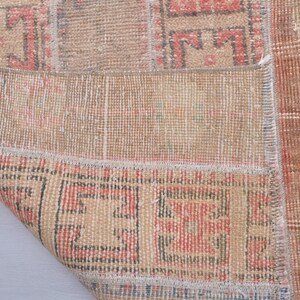 2x6 Runner Rug, Vintage Rug, Turkish Rug,Oushak Rug,Natural Runner Rug,Turkish Runner,Vintage Runner,Oushak Runner,Hallway Runner Rug,