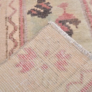 2x5 Turkish Rug,2x5 Vintage Rug,2x5 Oushak Rug,Handmade Rug, 2x5 Rug, Small Size Rug, Turkish Small Rug,Vintage Turkish Rug,Rustic Rug,