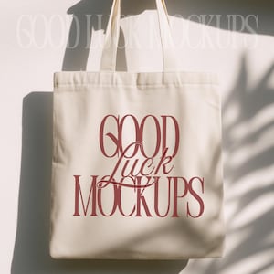 Tote Bag Mockup Simple, Cotton Canvas Tote Mock Up Liberty Bags OAD113, Shopping Bag Mockup Minimalist, Printify Printful Sublimination Tote