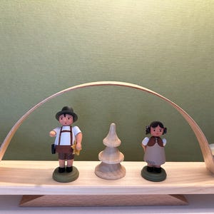 Schwibbogen Hansel and Gretel, fairy tale, arch of lights, Christmas decoration, candle