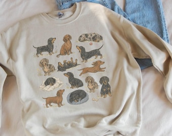 Dachshund Sweatshirt, Weiner Dog Gifts, Dachshund Lover Gifts for Dog Lovers, Dachshund Gifts, Dog Sweatshirt, Dog Mom Gifts