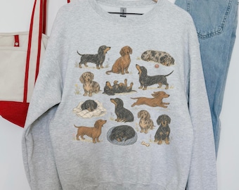 Dachshund Sweatshirt, Weiner Dog Gifts, Dachshund Lover Gifts for Dog Lovers, Dachshund Gifts, Dog Sweatshirt, Dog Mom Gifts