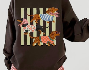 Dachshund Sweatshirt, Weiner Dog Gifts, Dachshund Lover Gifts for Dog Lovers, Dachshund Gifts, Dog Sweatshirt, Dog Mom Gifts