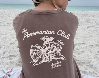 Pomeranian Shirt, Dog Mom Shirt, Pomeranian Gifts for Dog Lovers, Dog Mom Tshirt, Dog Owner Gifts for Her, Comfort Colors Shirt