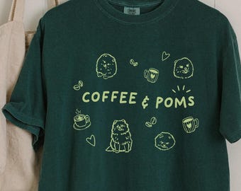 Pomeranian Shirt, Dog Mom Shirt, Pomeranian Gifts for Dog Lovers, Dog Mom Tshirt, Dog Owner Gifts for Her, Comfort Colors Shirt