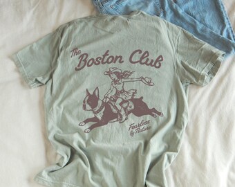Boston Terrier Shirt,  Boston Terrier, Boston Terrier Gifts, Retro Dog Shirt, Gifts for Dog Lovers, Pet Shirt, Dog Shirt, Comfort Colors