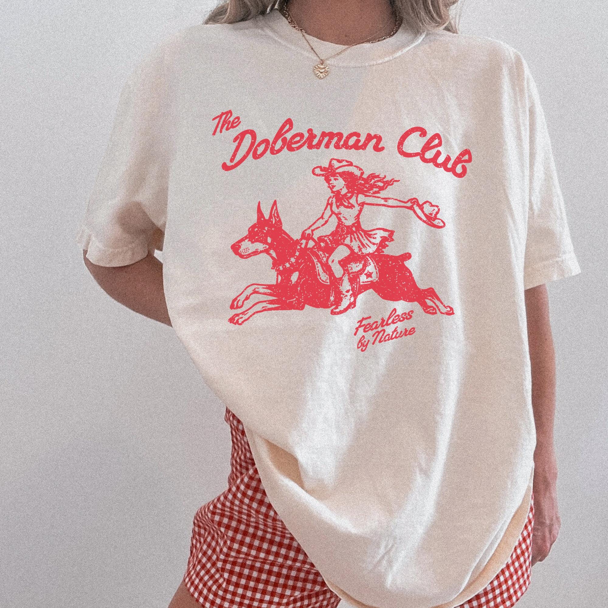 Doberman Shirt, Doberman, Vintage Pet Shirt, Gifts for Dog Lovers, Pet Shirt, Dog Shirt, Dog Mom, Gifts for Her, Comfort Colors, Dog Gifts