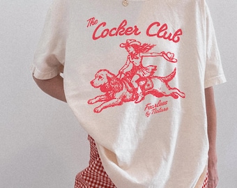 Cocker Spaniel Shirt, Dog Mom Shirt, Gift for Dog Lovers, Gifts for Her, Dog Tshirt, Pet Shirt, Comfort Colors Shirt