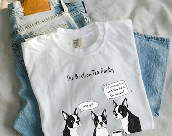 Boston Terrier Shirt,  Boston Terrier, Boston Terrier Gifts, Retro Dog Shirt, Gifts for Dog Lovers, Pet Shirt, Dog Shirt, Comfort Colors