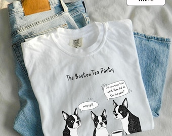 Boston Terrier Shirt,  Boston Terrier, Boston Terrier Gifts, Retro Dog Shirt, Gifts for Dog Lovers, Pet Shirt, Dog Shirt, Comfort Colors