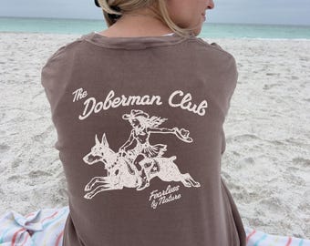 Doberman Shirt, Doberman, Vintage Pet Shirt, Gifts for Dog Lovers, Pet Shirt, Dog Shirt, Dog Mom, Gifts for Her, Comfort Colors, Dog Gifts