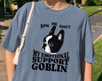 Boston Terrier Shirt,  Boston Terrier, Boston Terrier Gifts, Retro Dog Shirt, Gifts for Dog Lovers, Pet Shirt, Dog Shirt, Comfort Colors