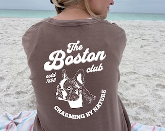 Boston Terrier Shirt,  Boston Terrier, Boston Terrier Gifts, Retro Dog Shirt, Gifts for Dog Lovers, Pet Shirt, Dog Shirt, Comfort Colors