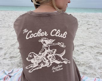 Cocker Spaniel Shirt, Dog Mom Shirt, Gift for Dog Lovers, Gifts for Her, Dog Tshirt, Pet Shirt, Comfort Colors Shirt