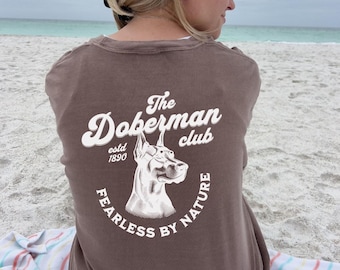 Doberman Shirt, Doberman, Vintage Pet Shirt, Gifts for Dog Lovers, Pet Shirt, Dog Shirt, Dog Mom, Gifts for Her, Comfort Colors, Dog Gifts
