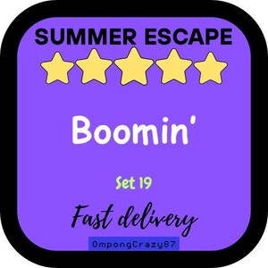 Boomin' - Monopoly_Go_5 Star Available For Sticker - SUMMER ESCAPE - Set 19  fast delivery