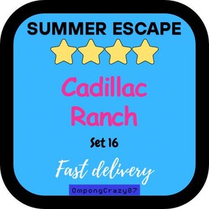 Cadillac Ranch - Monopoly_Go_4 Star Available For Sticker - SUMMER ESCAPE - Set 16  fast delivery