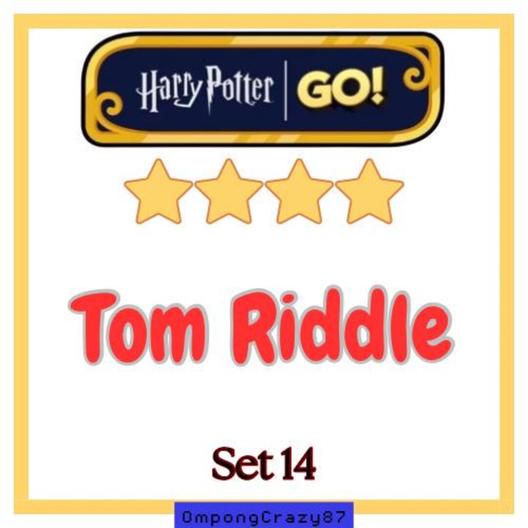 Tom Riddle - Monopoly Go 4 Star Available for Stickers - Harry Potter ...