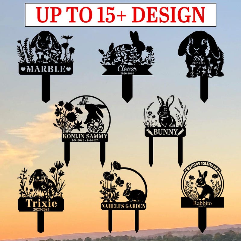 Rabbit Signs - Etsy