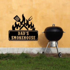 Personalized Metal Barbecue Sign,Grilling Area Decor,Grilling Area Decor, BBQ Sign Gift, Home Decor