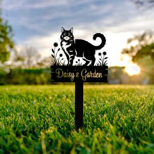 Personalized Cat Grave Marker, Memorial Cat Stake, Cat Memorial Plaque,  Cat Memorial Gift, Cat Lover Gift, Pet Loss Gift,