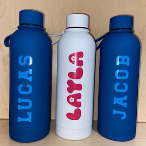 Personalized Stainless Steel Water Bottle/ Bridesmaids Gifts/ Custom Bottles