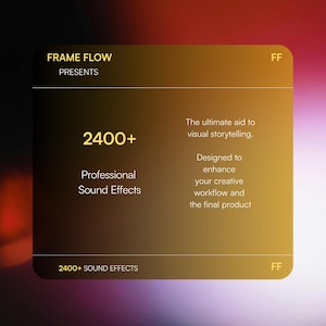 2,400+ Royalty Free SFX Bundle | Perfect For Film, Youtube, Commercial And More