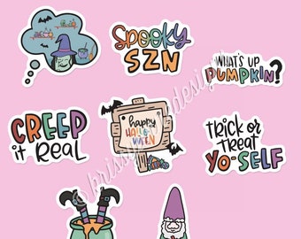 Diecut Sticker Set | 2023 Halloween