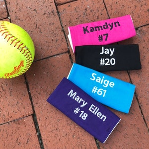 Sports Bag Tag Custom colors Perfect for Baseball, softball, soccer bags, lunchbox backpack image 2