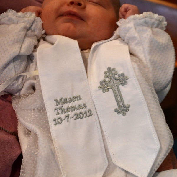 Personalized Baptism Christening Stole