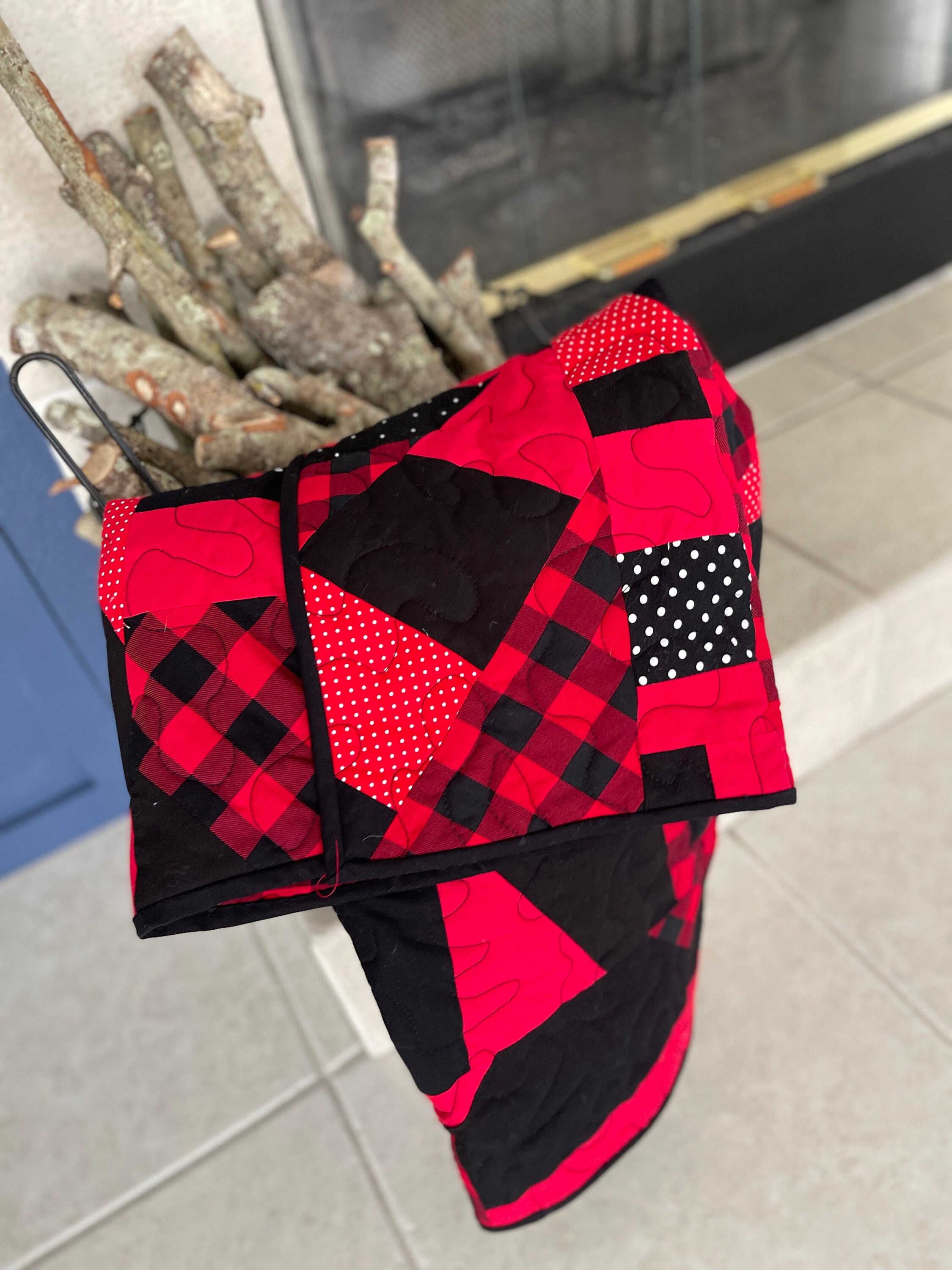 Baby christmas quilt sale