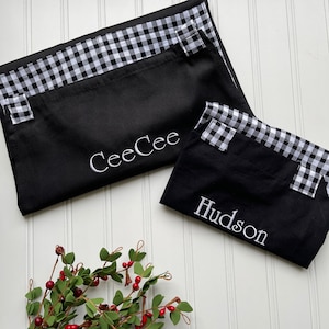 Mommy and Me Personalized Aprons - Nana & Me, Baking with Grandma - Family Baking, Preschool, Toddler Smock, Matching Aprons, Holiday Baking