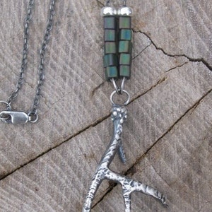 Deer Antler Lost Wax Casting Pendant: Antler Series - No.4