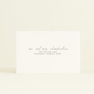 Simple & Minimal Printed Envelopes